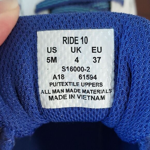 SAUCONY Ride 10 Women's Sz 5M Athletic Walking‎ Running Shoes Sneaker - Picture 7 of 13